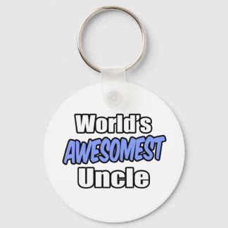 World's Awesomest Uncle Keychain