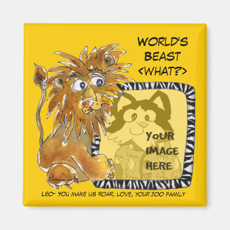Worlds Beast [What?] Cartoon Magnet
