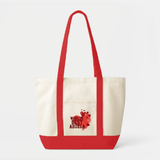 Worlds Best Abuela Personalized Tote Bag