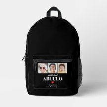 Worlds Best ABUELO We love you 3 Kids Photo Names