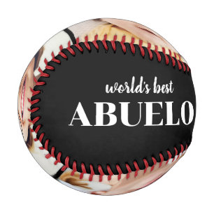 World's Best Abuelo We Love You Photo Collage Baseball