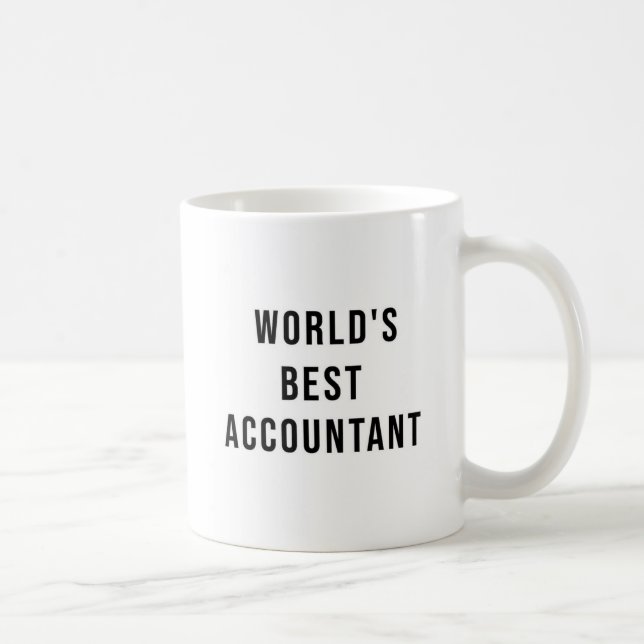 World's Best Accountant Coffee Mug (Right)