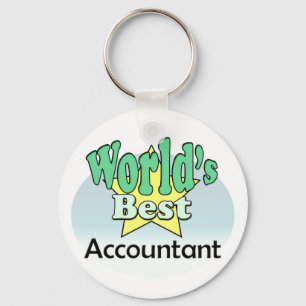 World's Best Accountant Keychain
