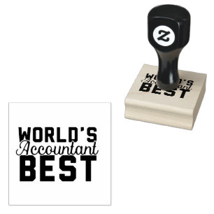World's Best Accountant Rubber Stamp