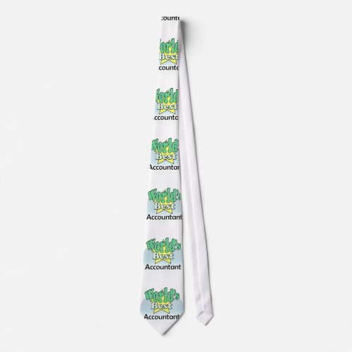 Worlds best Accountant Tie