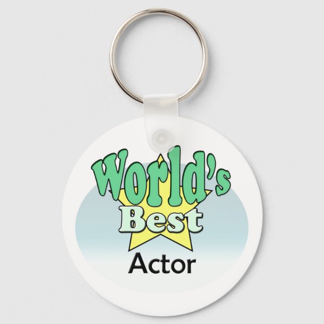 World's Best Actor Keychain (Front)
