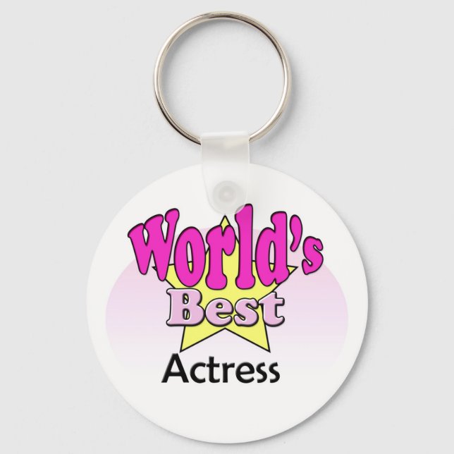 World's Best Actress Keychain (Front)