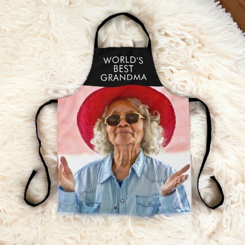 Worlds best _ add your own text and photograph apron