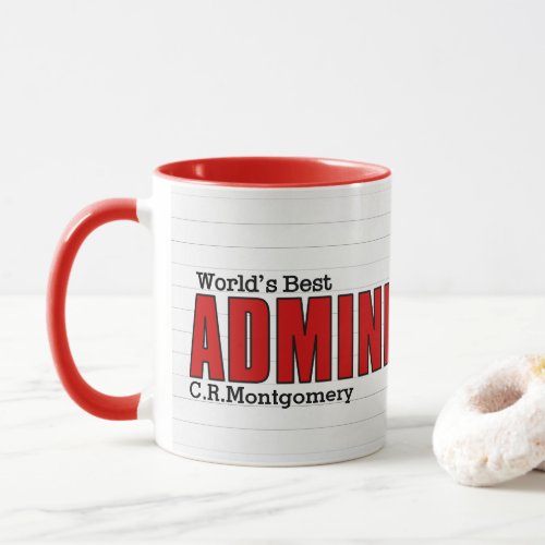 Worlds Best Administrative Professional Lined Mug