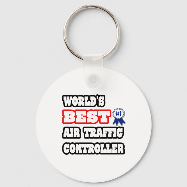 World's Best Air Traffic Controller Keychain (Front)
