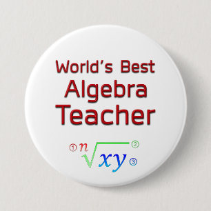 World's Best Algebra Teacher with Formula Button