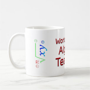 World's Best Algebra Teacher with Formula Coffee Mug