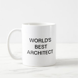 World's best architect coffee mug