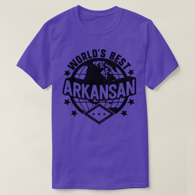 Worlds Best Arkansan TShirt (Design Front)