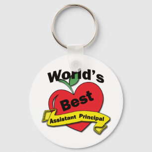 World's Best Assistant Principal Keychain