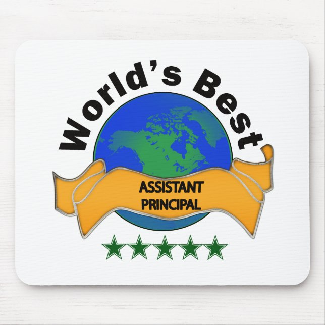 World's Best Assistant Principal Mouse Pad (Front)