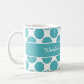 World's Best Assistant Teal and White Coffee Mug (Left)