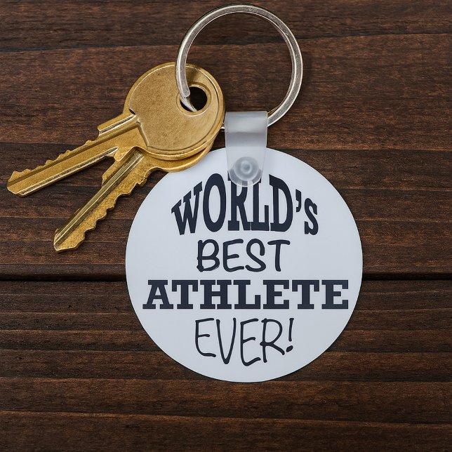 World's Best Athlete Ever Keychain (Creator Uploaded)