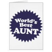 World's Best Aunt (Front)