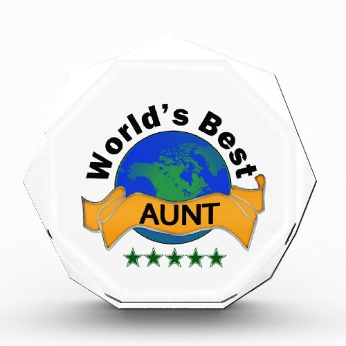 Worlds Best Aunt Award