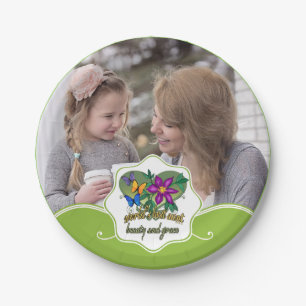 World's Best Aunt Beauty and Grace Paper Plates