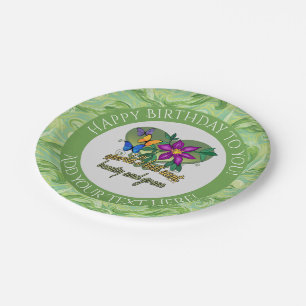 World's Best Aunt Beauty and Grace Paper Plates
