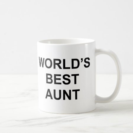 World's Best Aunt Coffee Mug
