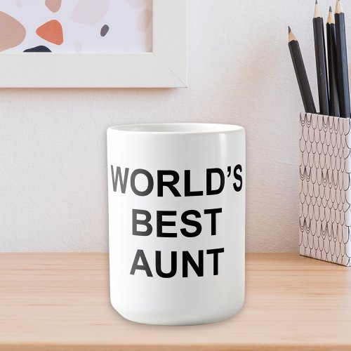Worlds Best Aunt Coffee Mug