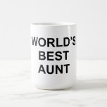 World's Best Aunt Coffee Mug