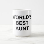 World's Best Aunt Coffee Mug World's Best Aunt Coffee Mug