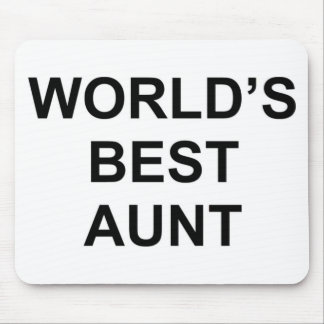 World's Best Aunt Mouse Pad