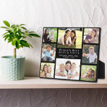 World's Best Aunt Uncle Photo Collage Black Plaque<br><div class="desc">Give the world's best aunt and uncle a custom multi-photo collage plaque that they will treasure and enjoy for years. You can personalize with eight photos of nieces, nephews, other family members, pets, etc., personalize the expression "World's Best Aunt & Uncle, " and add the family members' names, all in...</div>