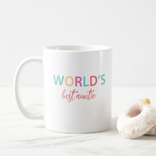 World's Best Auntie Colorful Mug