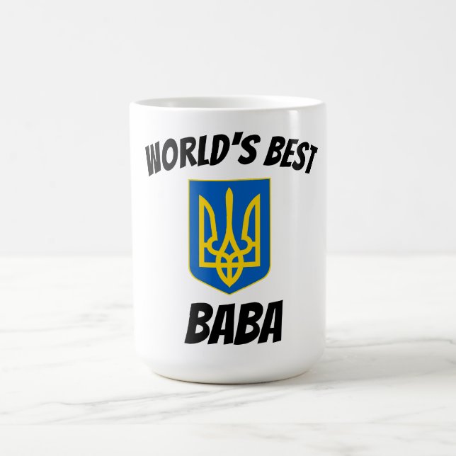 World's Best Baba Tryzub Morphing Mug (Center)
