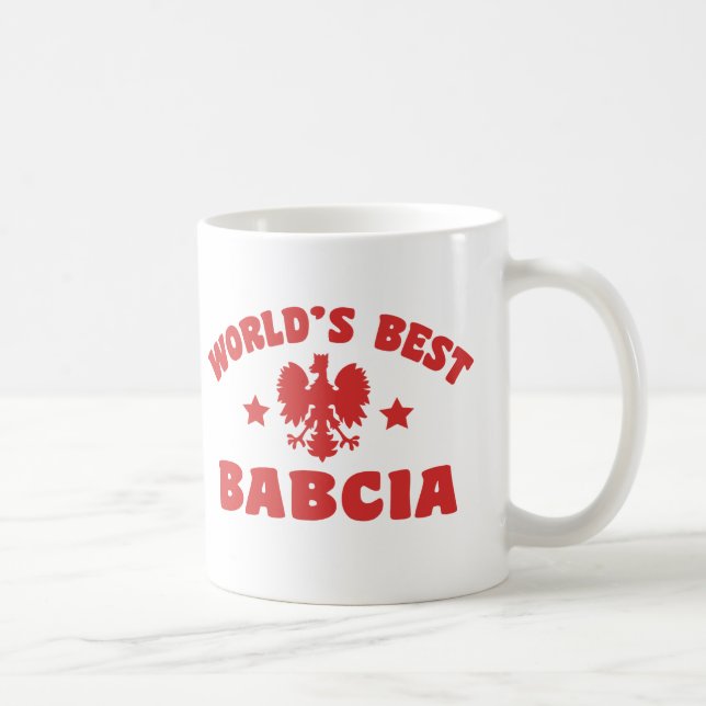 World's Best Babcia Coffee Mug (Right)