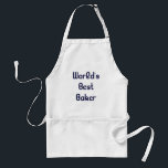 World's Best Baker Apron<br><div class="desc">World's Best Baker Apron</div>