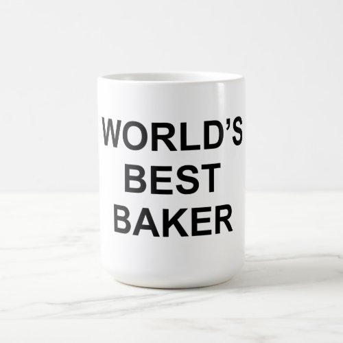 Worlds Best Baker Coffee Mug