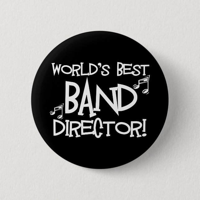 World's Best Band Director Button (Front)