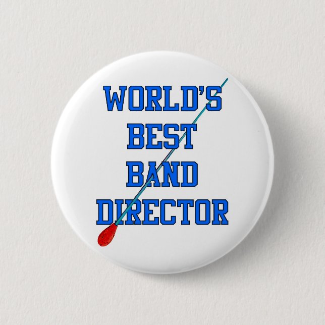 World's Best Band Director Button (Front)