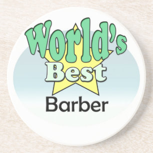 World's best Barber Coaster