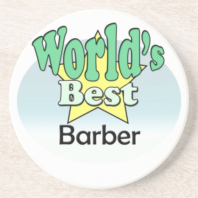 World's best Barber Coaster (Front)