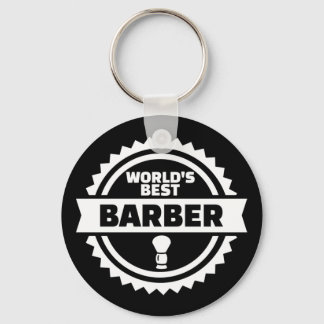 World's best Barber Keychain