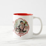 Worlds Best Barber Vintage Two-tone Coffee Mug at Zazzle