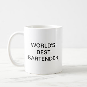 World's best bartender coffee mug