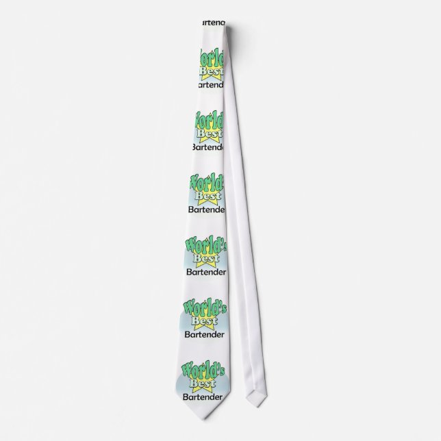 World's best Bartender Neck Tie (Front)