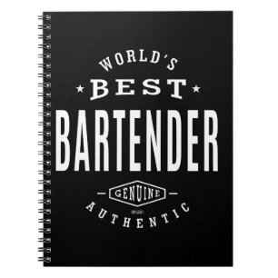 World's Best Bartender Notebook