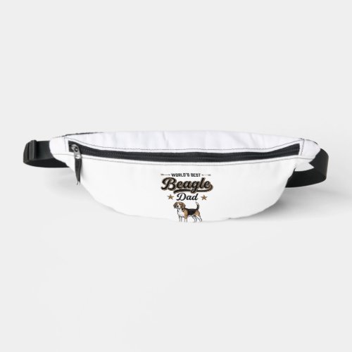 Worlds Best Beagle Dad Vintage Dog Fanny Pack