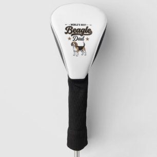 Worlds Best Beagle Dad Vintage Dog Golf Head Cover