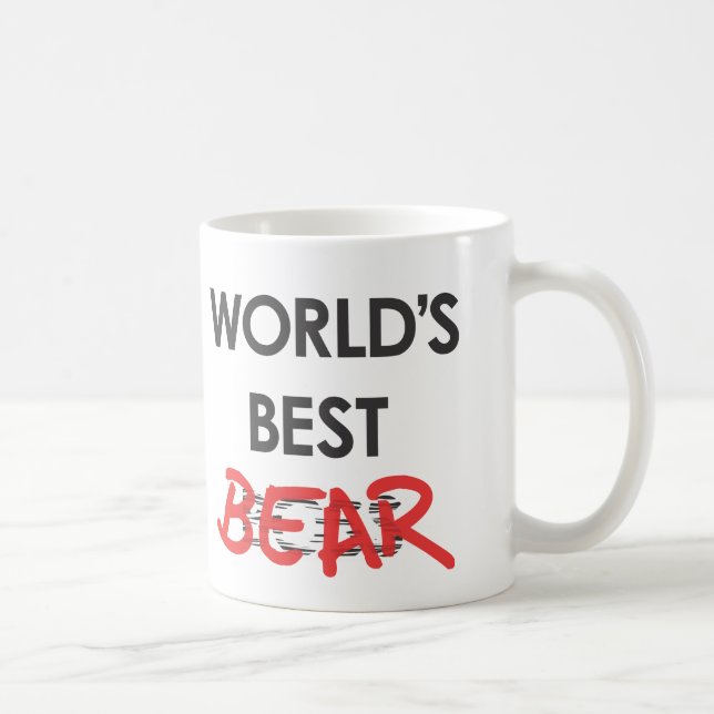 "World's Best Bear" Coffee Mug (Right)