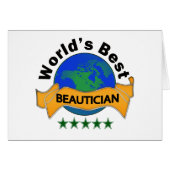 World's Best Beautician (Front Horizontal)